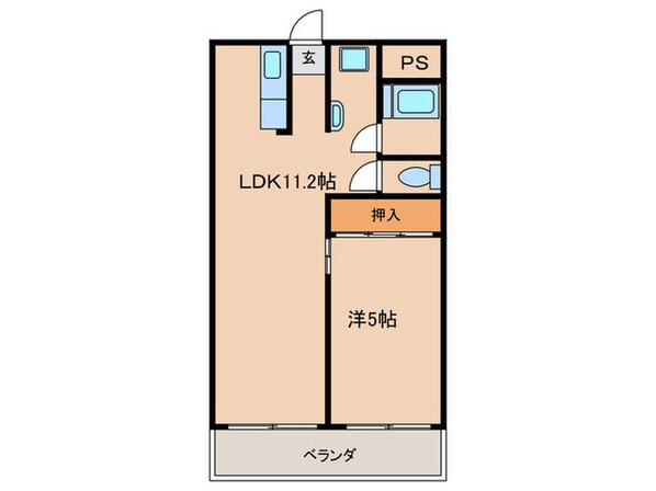 セントラルコーポの物件間取画像